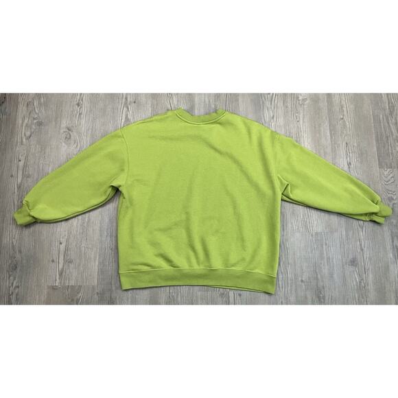 The Grinch H&M Merry Grinchmas! Crewneck Holiday Sweatshirt Women’s Size XL - Picture 4 of 6